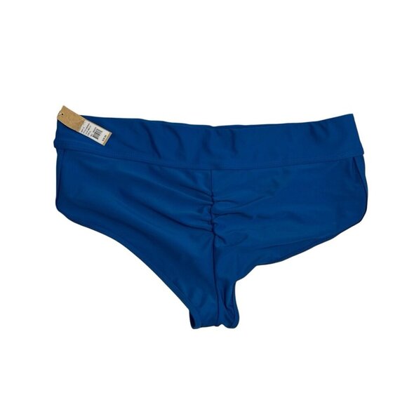 Urbanology Women's XL High Waist Swim Bottom Blue NWT - Picture 2 of 14